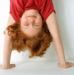 Gastroesophageal Junction girl upsidedown